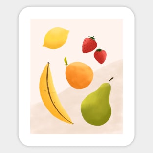 Fruit Salad Art Sticker